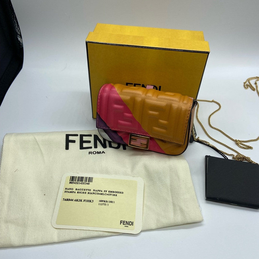 Fendi nano baguette charm